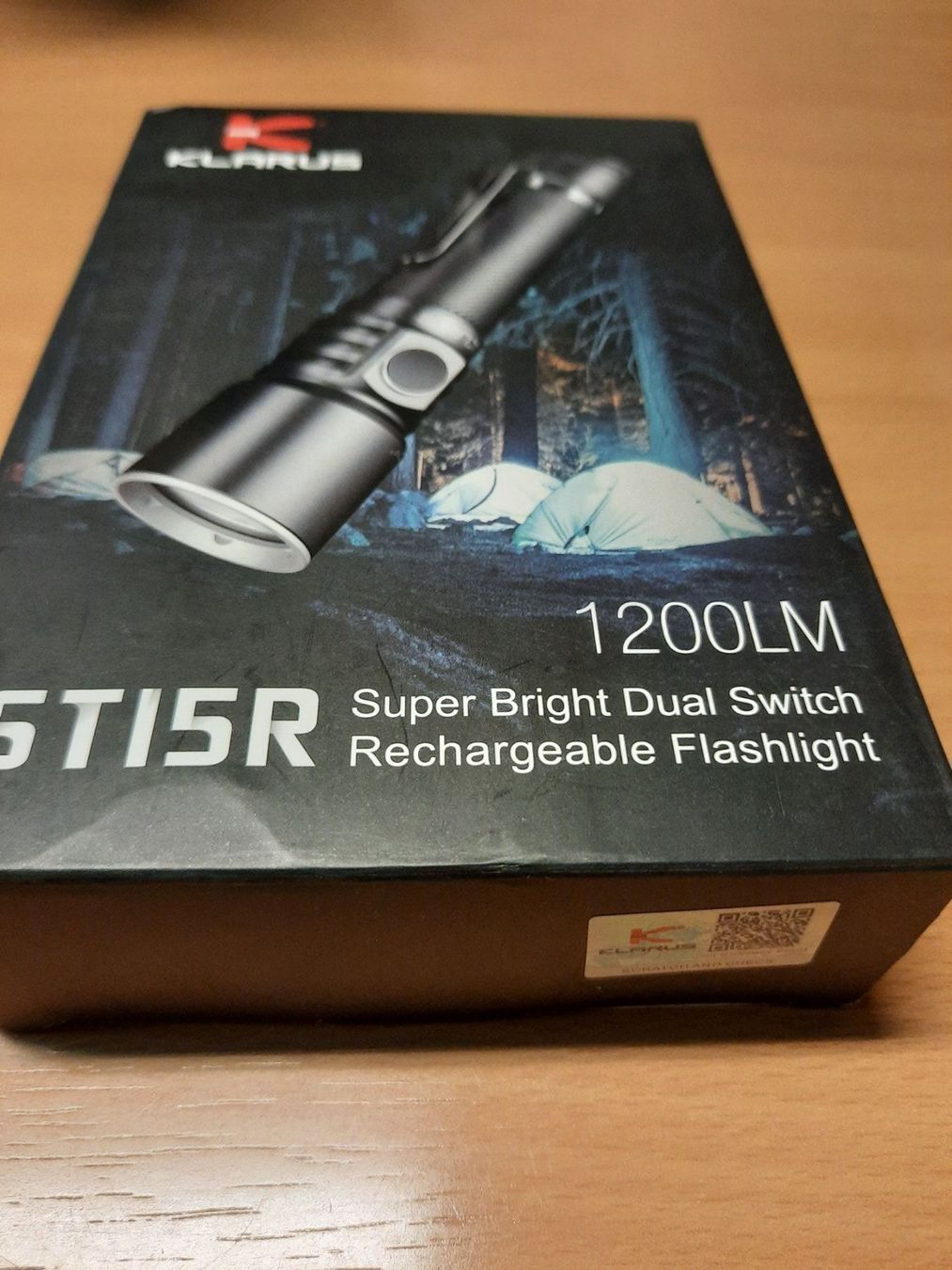 Lampen: Taschenlampe Klarus ST15R 1200 Lumen – Neu und originalverpackt aus Zürich von makimakimak