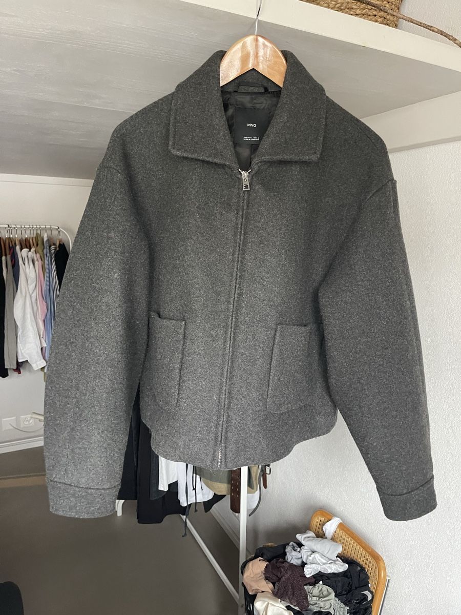 Mango Giacche: Veste grise Mango taille L – Usato da Genève venduto da madetil1