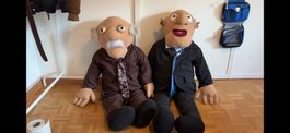 Vintage Puppet Set (Statler and Waldorf, The Muppet Show)
