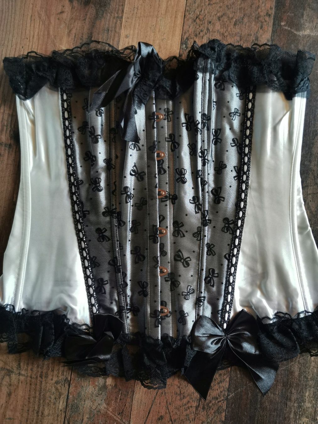 Sonstige Unterwäsche: Corsage weiss mit Mäschchen NEU XL – Neu und originalverpackt aus Fischbach-Göslikon von PitBullDoll 2