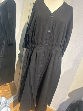 Leinenkleid Gr. 40 schwarzblau