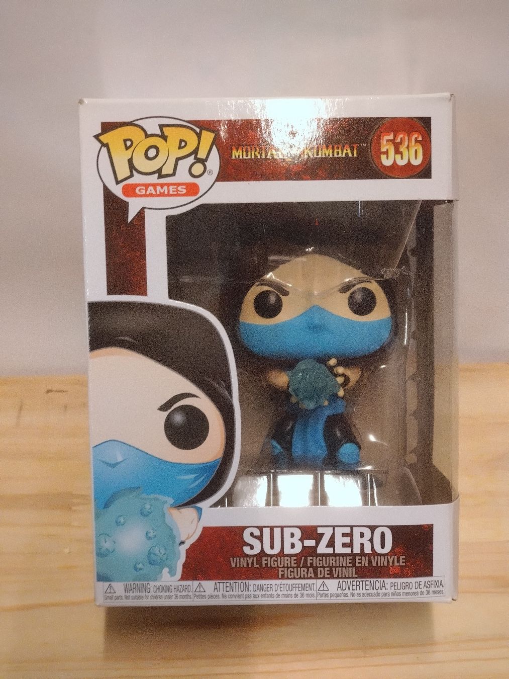 Funko Statuette: Funko Pop Mortal Kombat Sub-Zero 536 Neuf en boîte! – Nuovo e nell'imballaggio originale da Farvagny-le-Grand venduto da LaCaverne