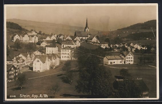 Cartes postales: AK Stein a. Rh., Teilansicht mit Kirche – D'occasion à Berlin par bartko-reher