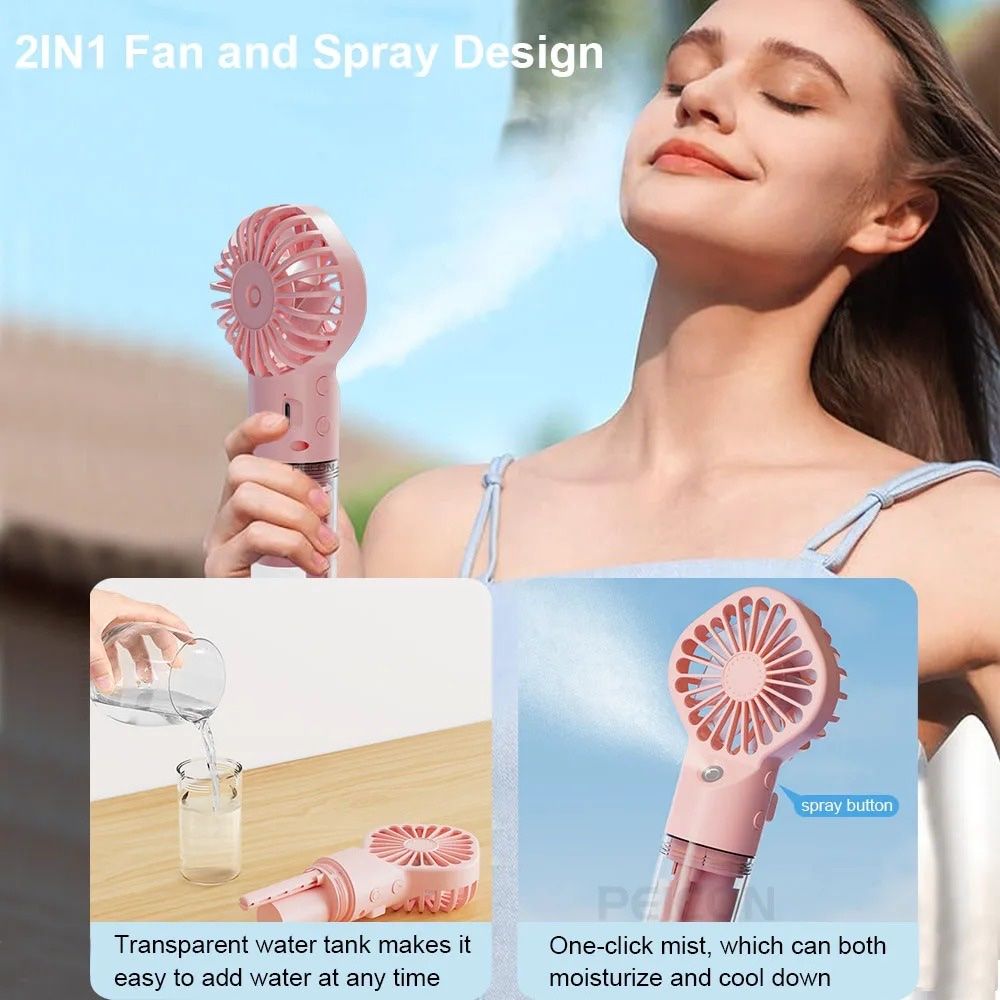 Ventilateurs: Mini Sprühventilator USB 4 Stufen Luftbefeuchter - Weiss – D'occasion à Lussy-sur-Morges par TheAthletesHome 4