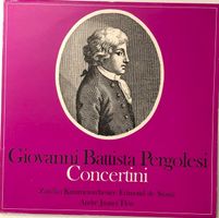 Pergolesi – Concertini (2 LPs, de Stoutz)