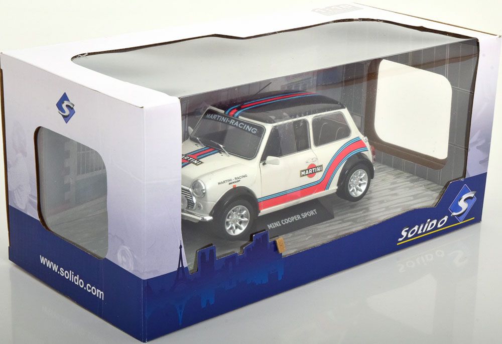Solido Modellini d'auto: MINI COOPER SPORT MARTINI 1998 1:18 SOLIDO – Nuovo e nell'imballaggio originale da Suhr venduto da Moebelsiralfred 4
