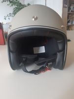 Jethelm L Fräulein Irmi grau Openface Vespa Töff Scooter