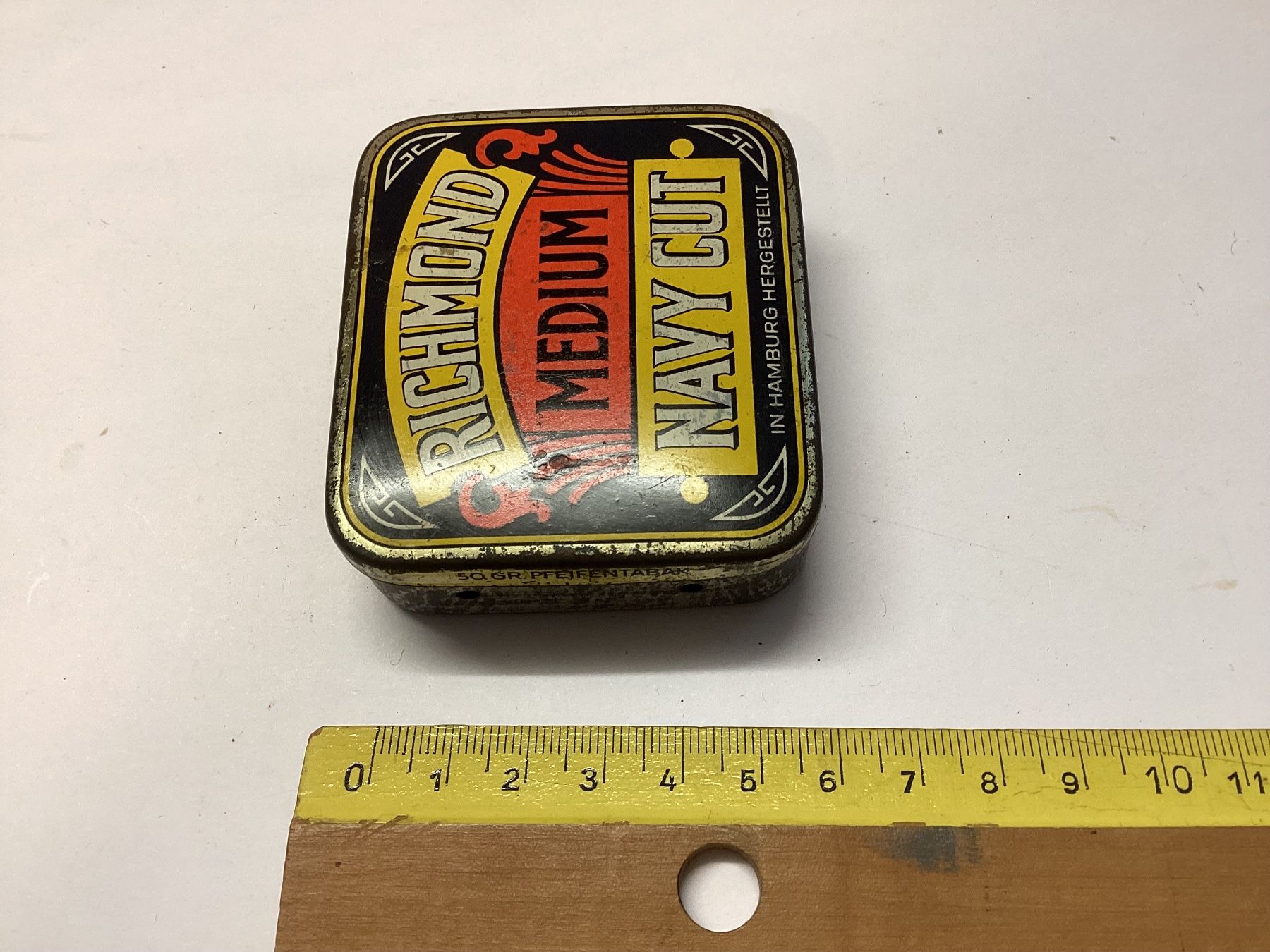 Tabacchi: Alte Tabak Zigaretten Dose Richmond Medium Navy Cut – Usato da Eglisau venduto da mar_5rn2 2