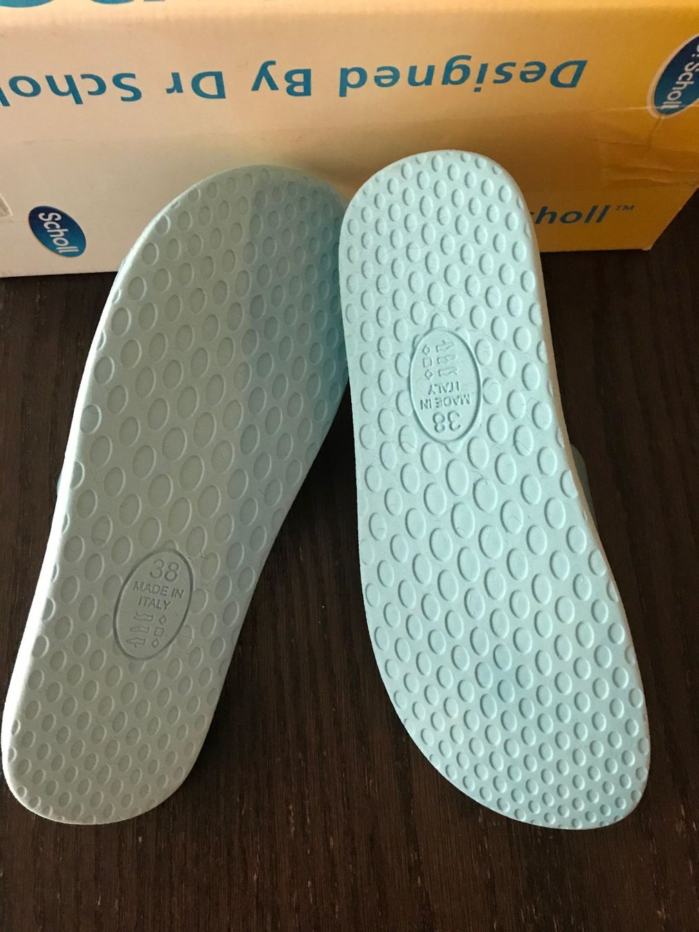Scholl Damenschuhe: neue Dr. Scholl hellblaue Badesandalen Grösse 38 – Neu (gemäss Beschreibung) aus Zürich von giovannisp 1
