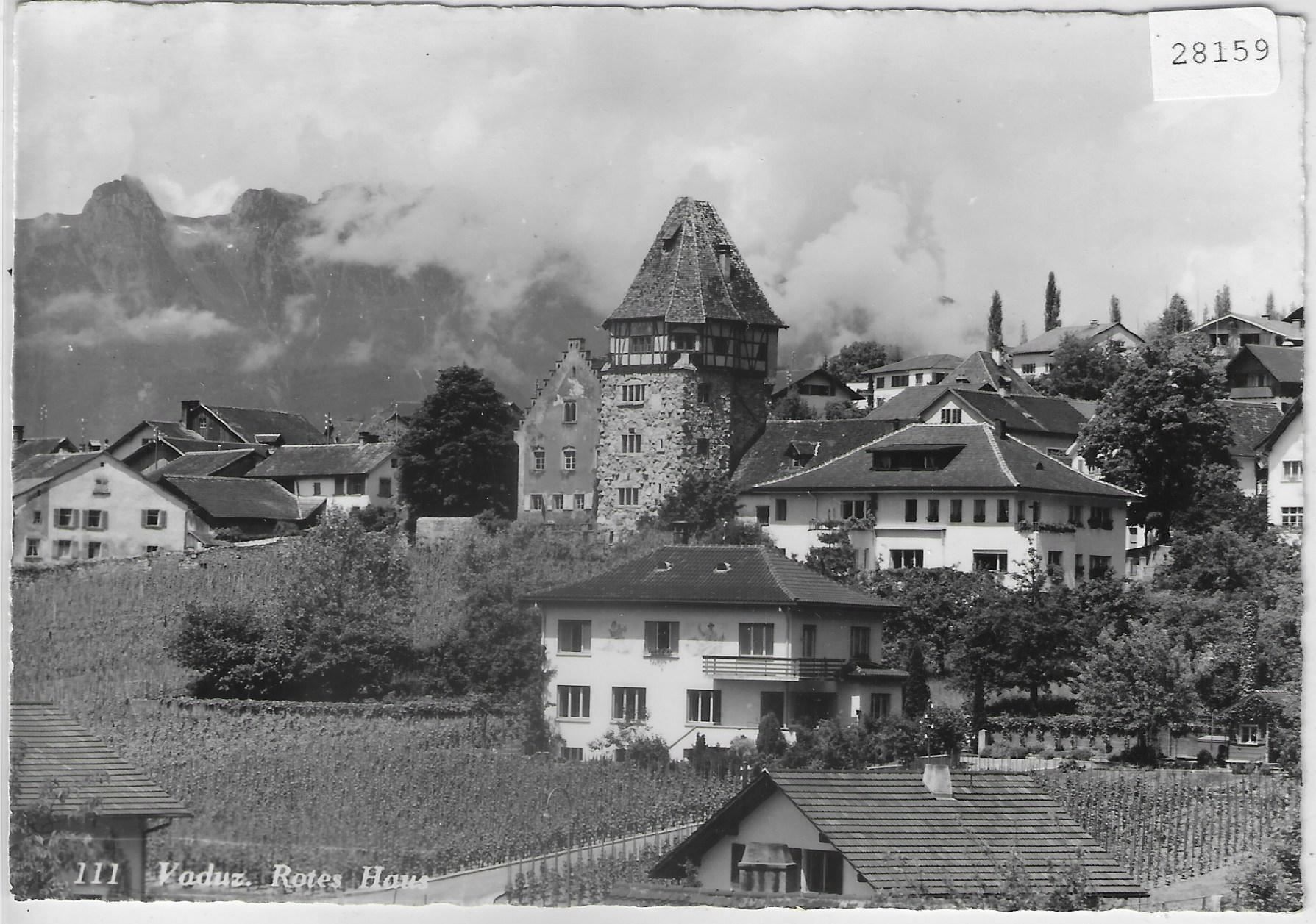 Cartoline postali: Vaduz - Rotes Haus – Usato da Ettingen venduto da Kartenplanet