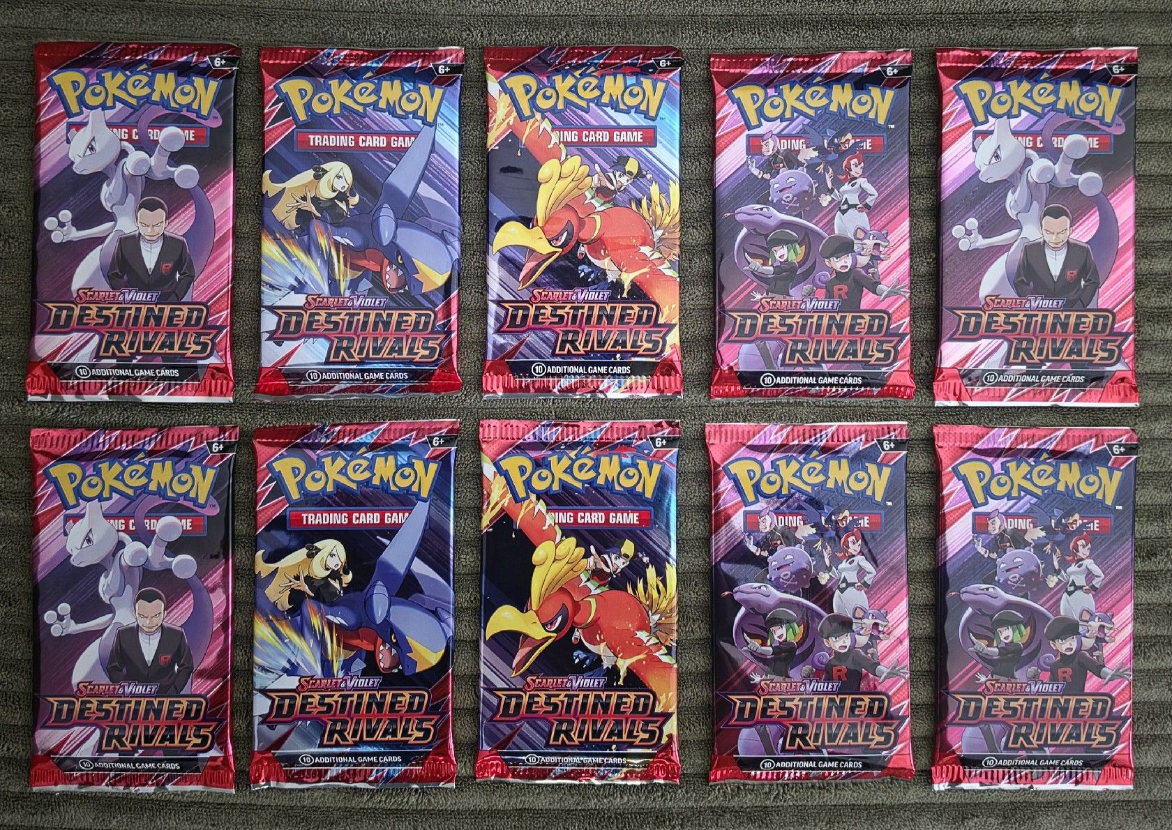 Pokémon Destined Rivals (SV10) - 10x Boosters - ENG (Neu und ...