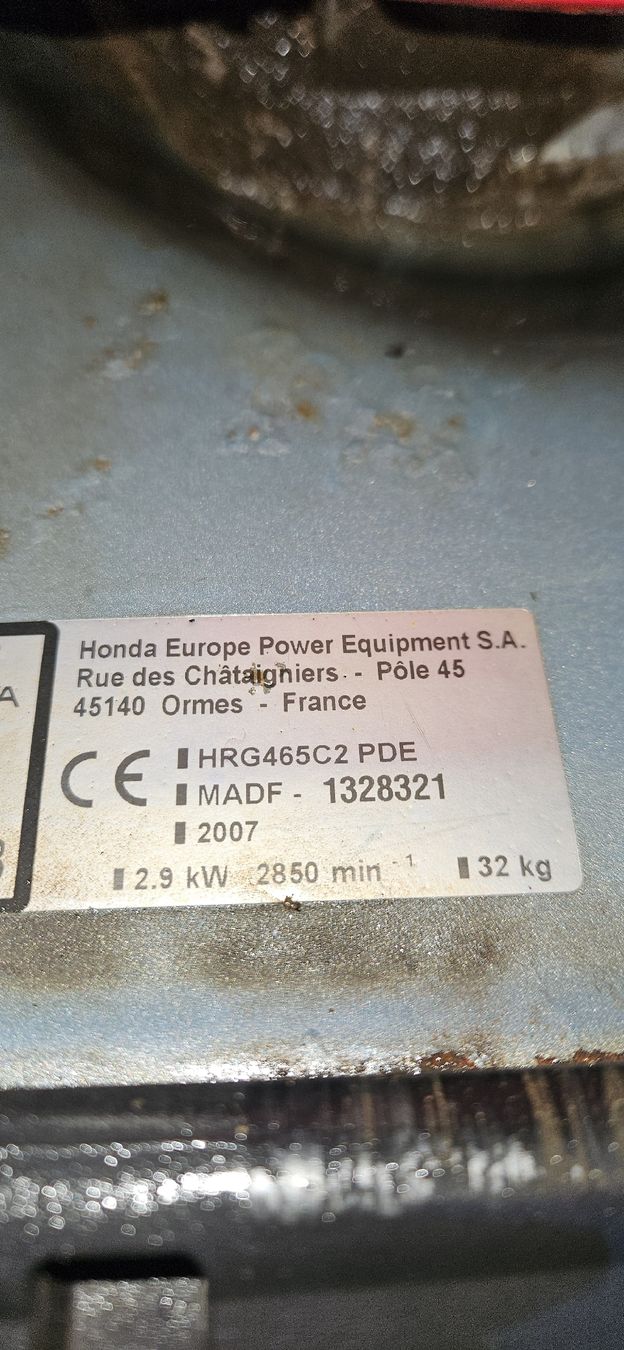 Honda Tagliaerba: Tondeuse HONDA HRG 465  – Difettoso da Vich venduto da Max-Mechanics 1
