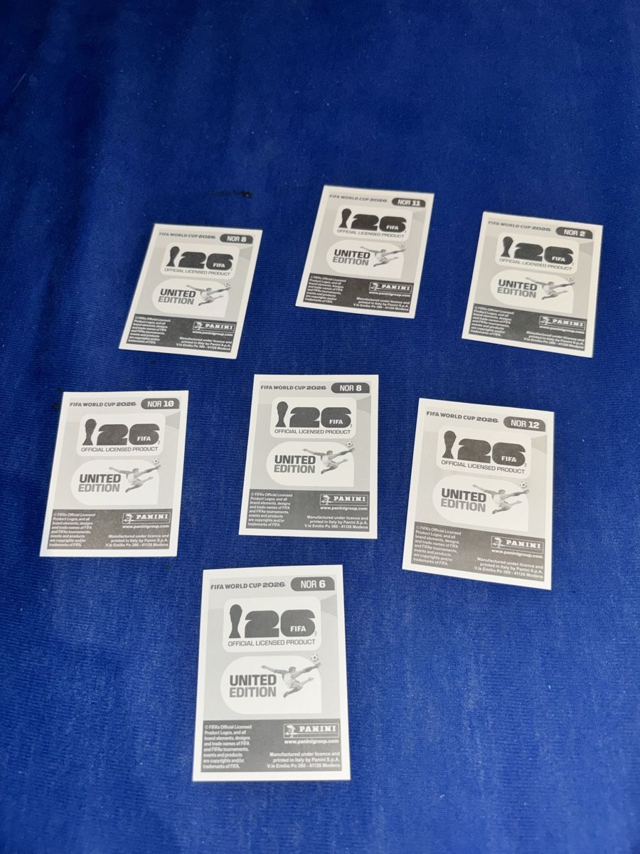 Panini Carte collezionabili: Norwegen 7x paninii – Nuovo (secondo la descrizione) da Olten venduto da Melxnie_46 1
