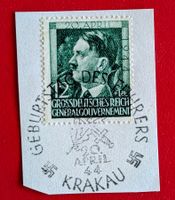 DEUTSCHES REICH HITLER GENERALGOUVERNEMENT POLEN KRAKAU 1944