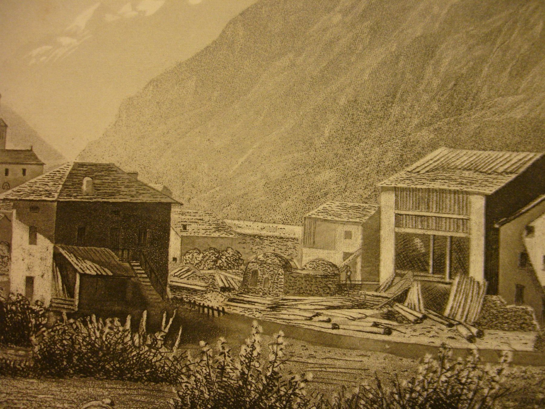 Incisioni: VISP, STAHLSTICH 1865 – Usato da Grüningen venduto da Kartensammler 4