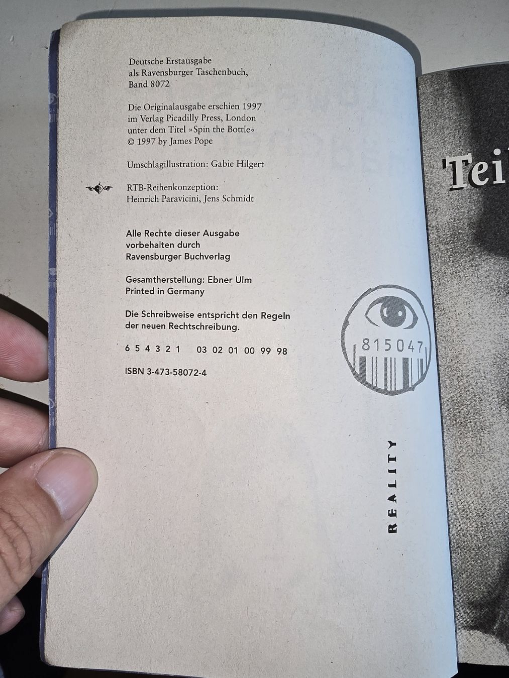 Libri: Wildwassermädchen von James Pope, Ravensburger Buch – Usato da Oberbüren venduto da Elk2025 2