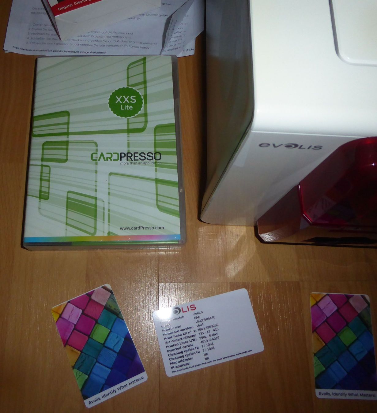 Evolis Stampanti: Evolis Zenius Classic Kartendrucker ZN1U0000RS – Usato da Männedorf venduto da livesteam 3