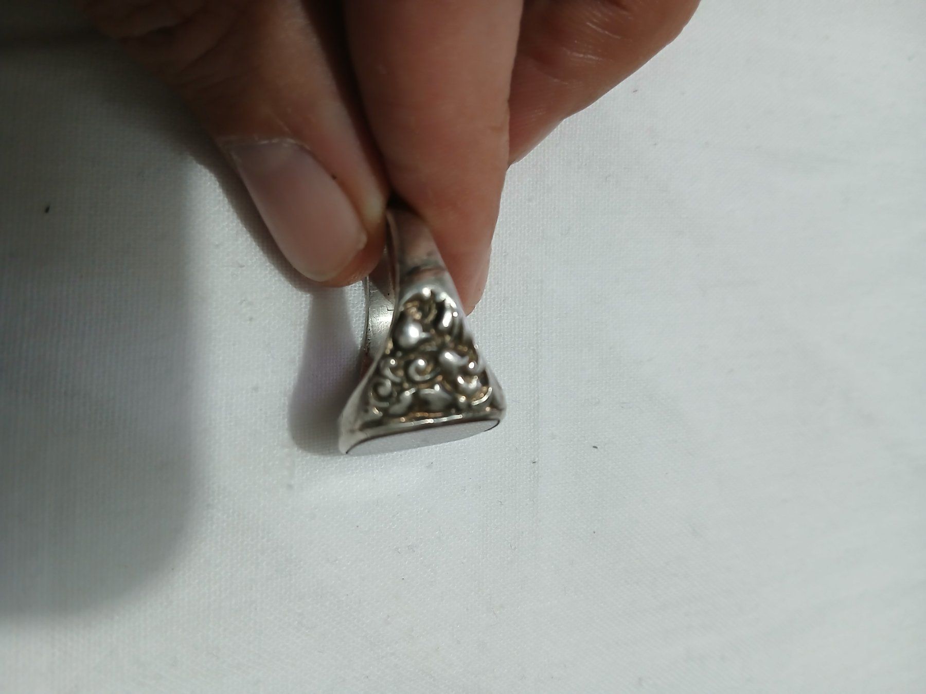 Anelli: Bague en argent ancienne – Usato da Genève venduto da GenevaLuxury 3