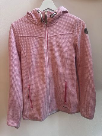 Fleecejacke mit Kapuze Pink Finnisch Trademark Grösse L