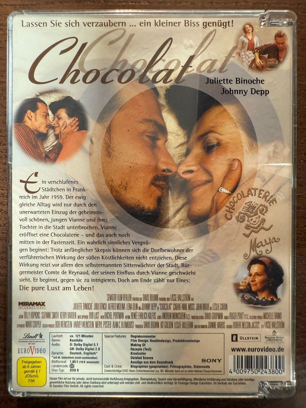 Tutti i DVDs: Chocolat – Usato da Zürich venduto da FilmFreunde 1