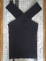 Top MAJE noir X croisé - taille 1