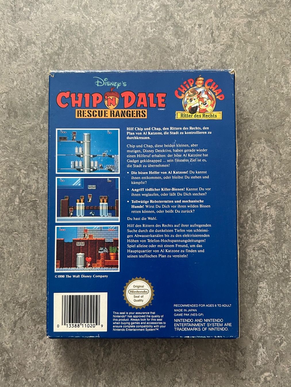 Nintendo Giochi: Chip n Dale Rescue Rangers NES CIB – Usato da St. Gallen venduto da bubblybee 2