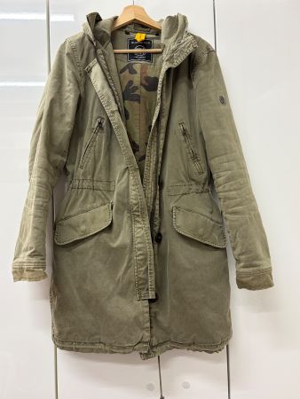 Parka Blonde No. 8 olivgrün mit Kapuze