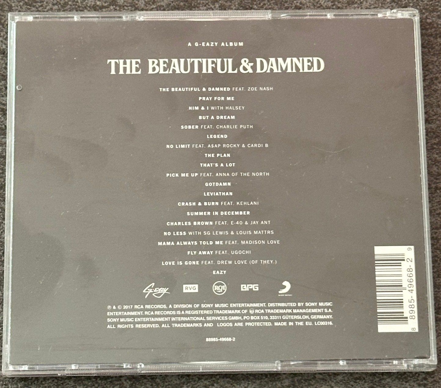 CD: G-Eazy - The Beautiful & Damned - CD – Usato da Geuensee venduto da dmi_hdp9 1
