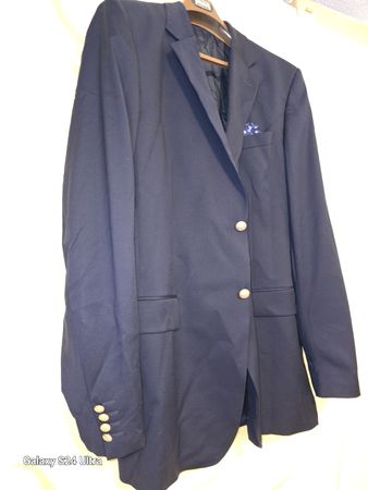 Vintage Herren Jackett, Grösse 52, Dunkelblau, Top Zustand