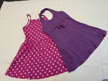 Sommerkleider Set, Gr. 116, Blumenmuster, Top Zustand!