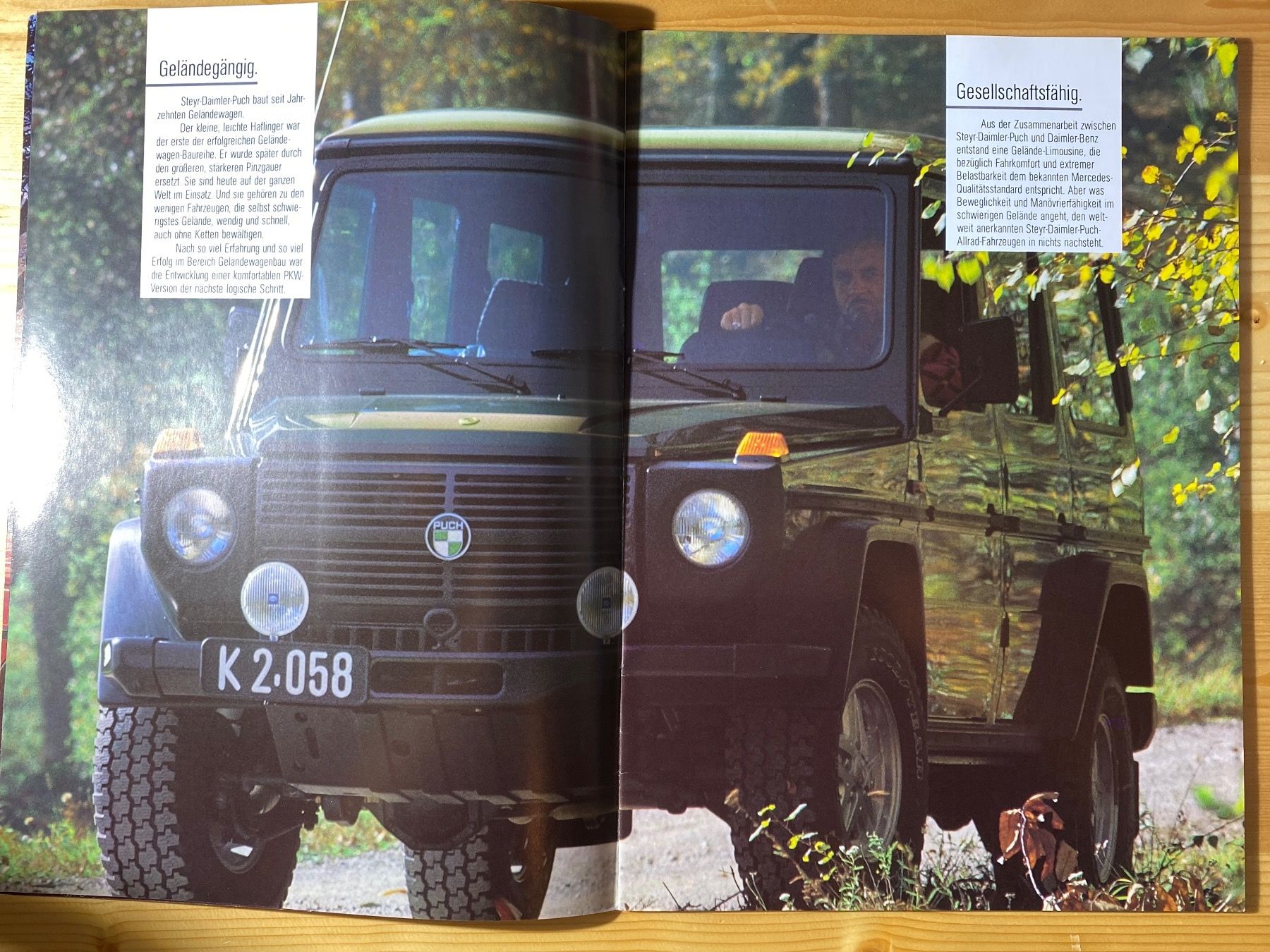 Puch Dokumente: Puch G. 4x4 Prospekt 1985 – Gebraucht aus Herisau von Fissore 3