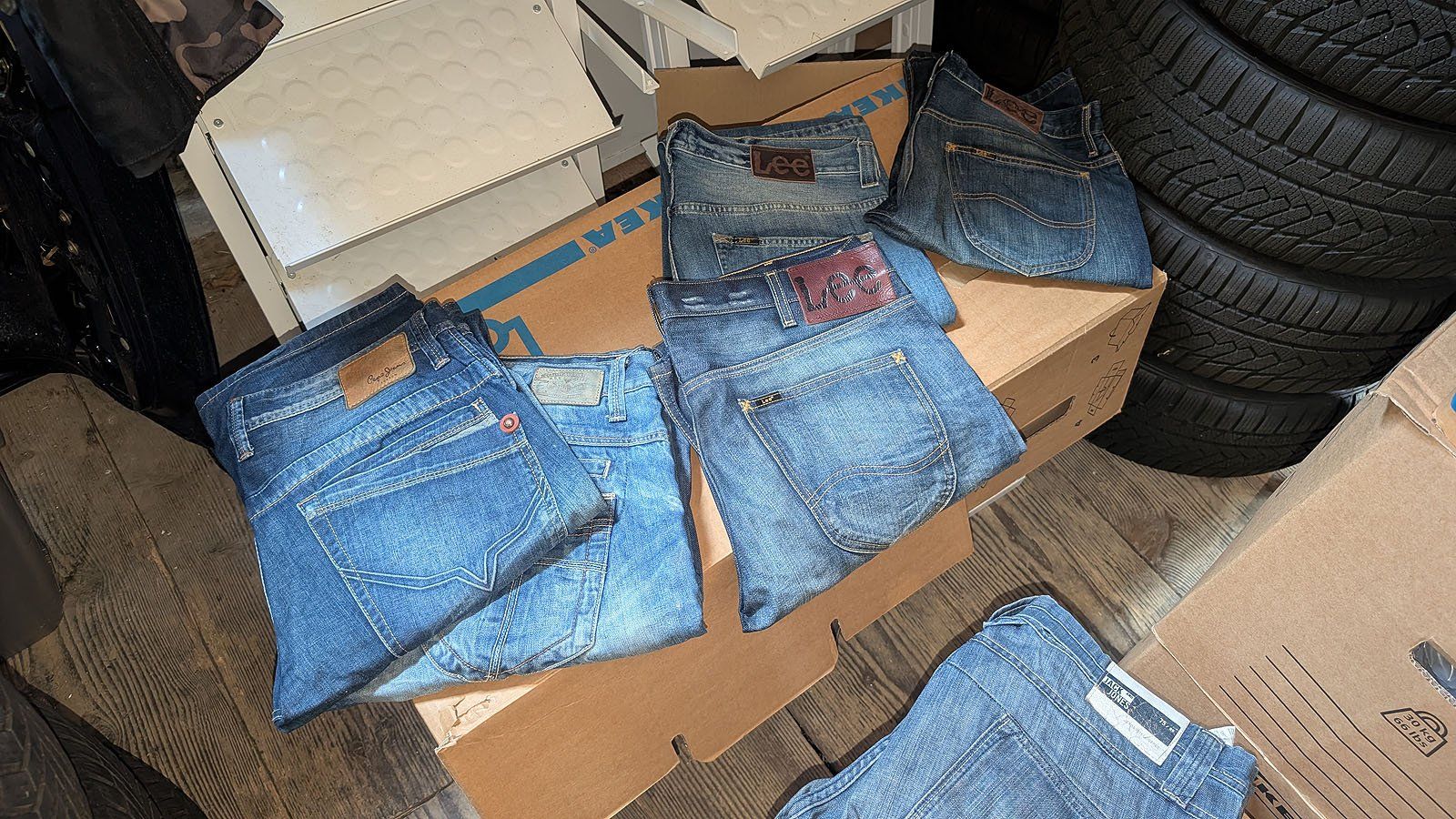 Jeans: Jeans Hosen Lee Pepe Oldschool – Usato da Aarburg venduto da horch_mal