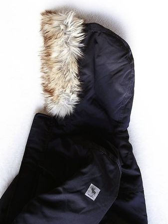 Abercrombie Kids A&F, faux-fur trimmed Parka, Winterparka