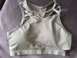 Nike Sport BH/ Top, olivgrün, Gr. M -