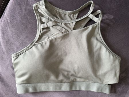 Nike Sport BH/ Top, olivgrün, Gr. M -