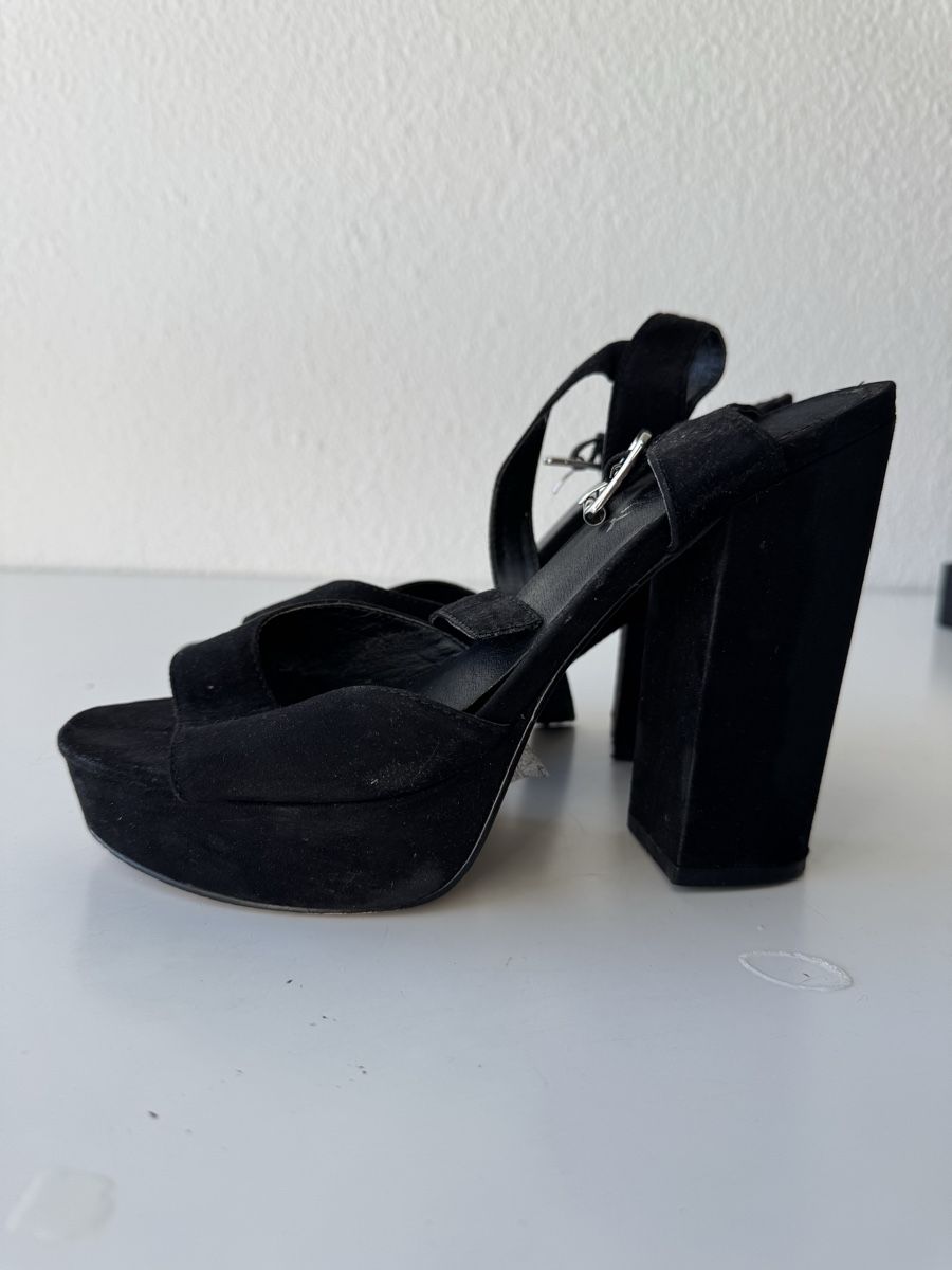 Only Scarpe da donna: Black Platform ONLY High Heels Summer Shoes Gr. 38 – Usato da Zürich venduto da forestF4iry