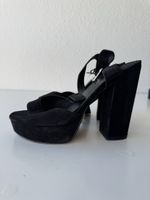 Black Platform ONLY High Heels Summer Shoes Gr. 38