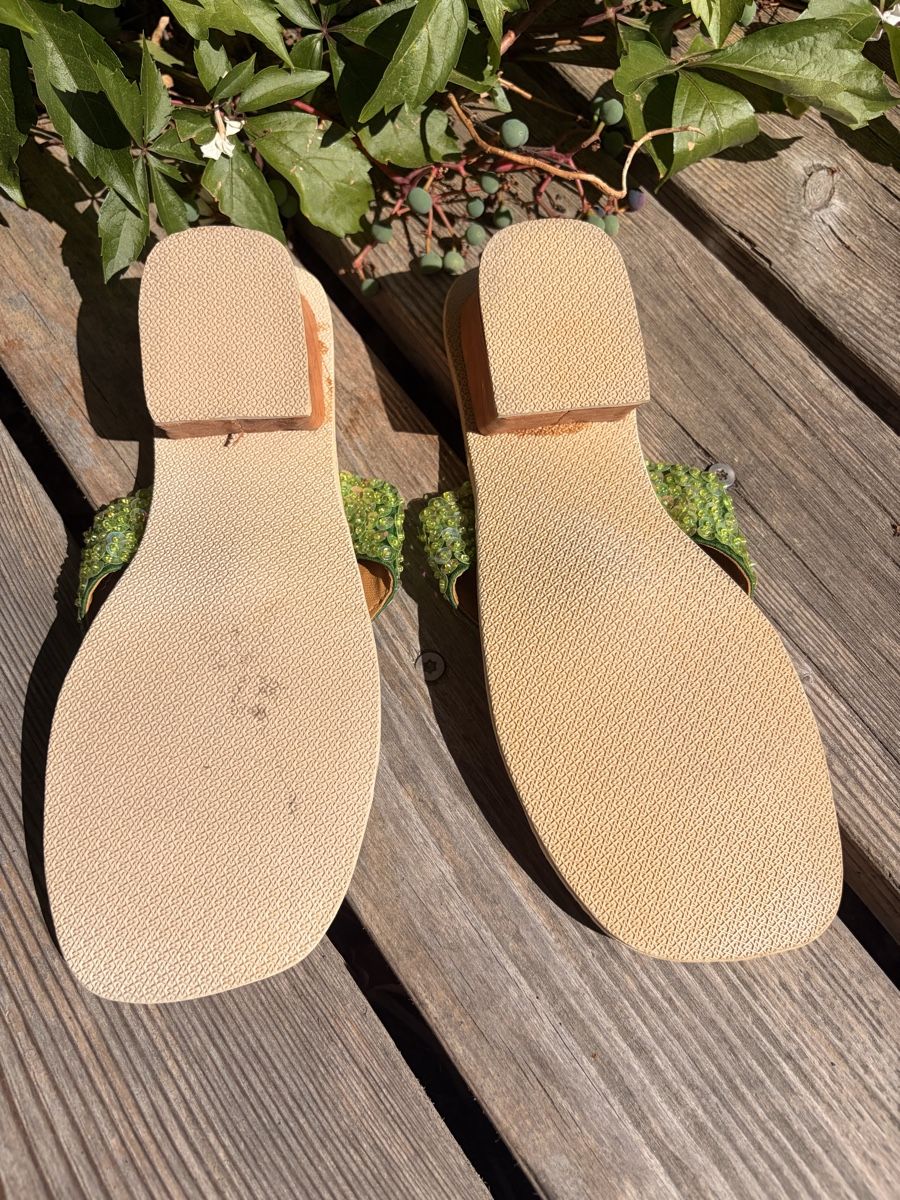 Damenschuhe: Handgemachte Sandalen aus Bali Grösse 39 – Gebraucht aus Bibern SO von oOooOo 2