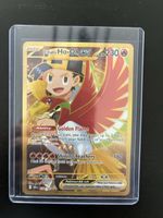 Pokemon Karte Ethan's Ho-Oh EX Gold Full Art Hyper Rare