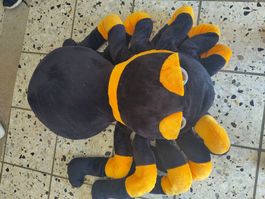 Grosser Plüsch Spinne - Kuscheliges Halloween Deko Objekt