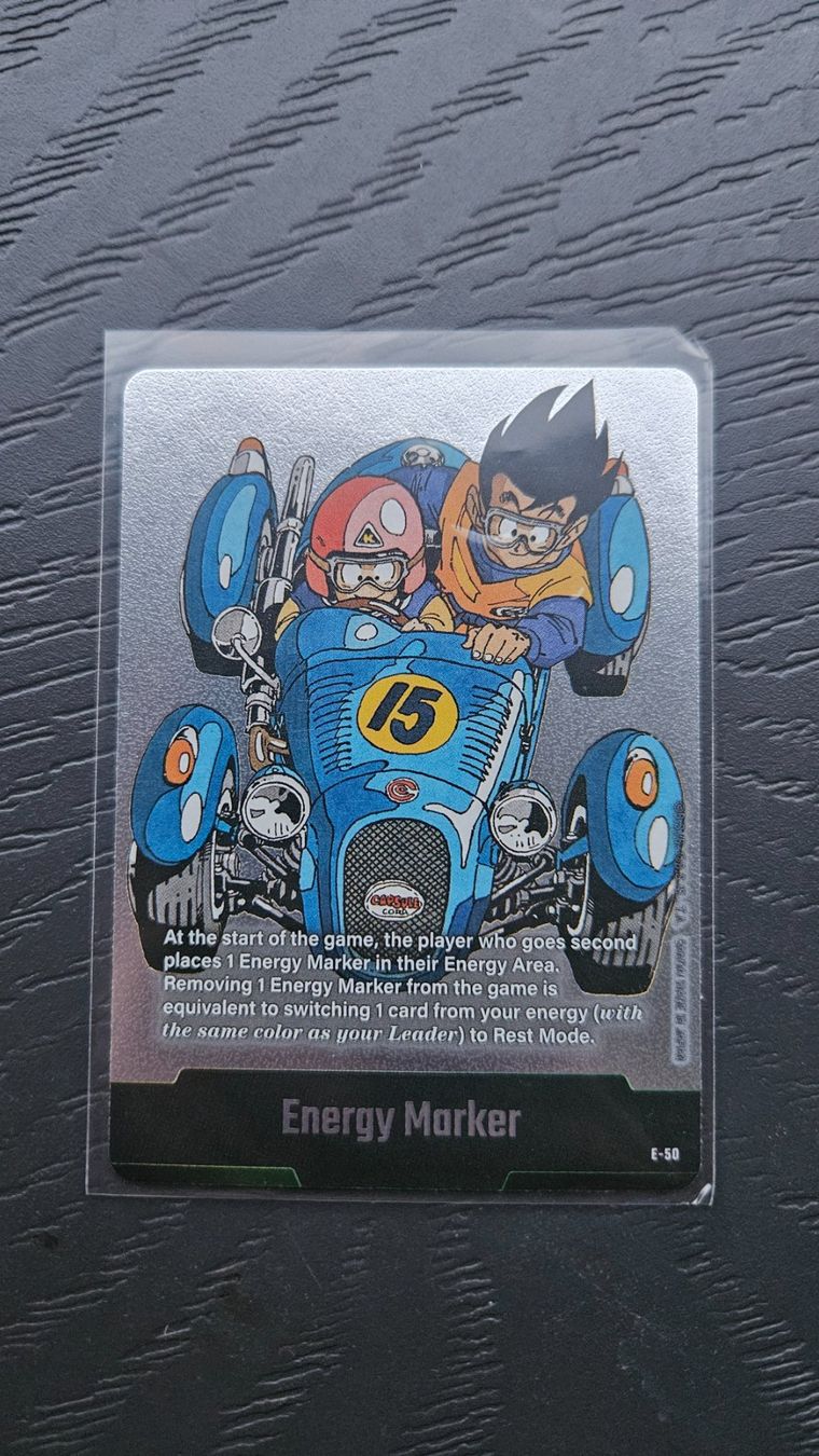 Bandai Sammelbilder & Trading cards: DB Fusion World Energy Marker E-50 Silver EN – Gebraucht aus Stetten AG von Kiosk56 1