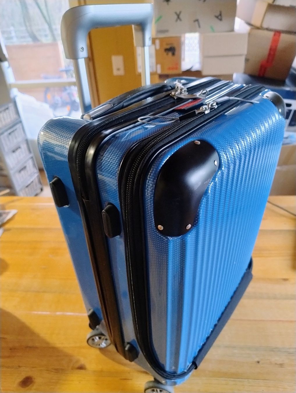 Reisekoffer: Reisetrolley, Handgepäck, Blau, Kinderkoffer – Gebraucht aus Ersigen von she9a 2