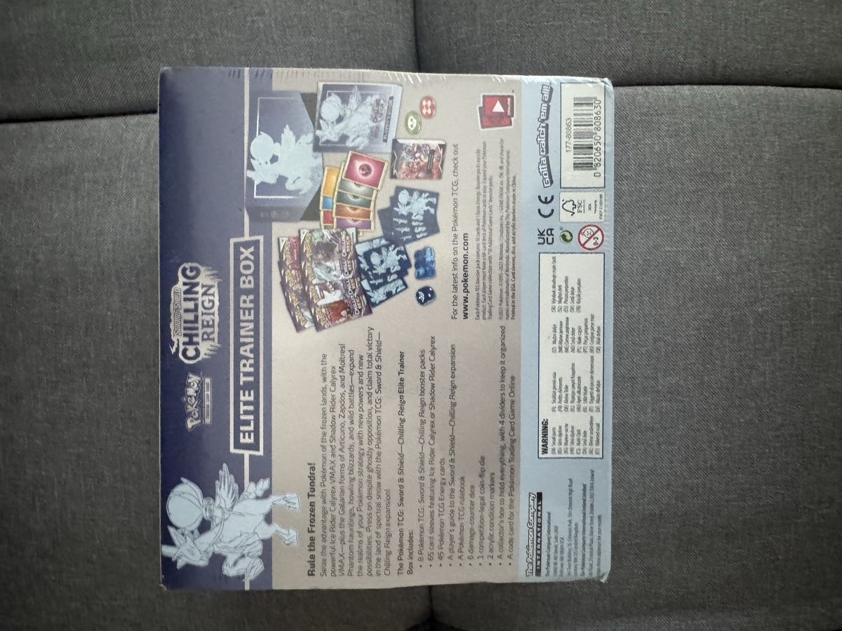 Pokémon Sammelbilder & Trading cards: Pokémon Chilling Reign ETB - English & Sealed – Neu und originalverpackt aus Zürich von mbu_z9ch 2
