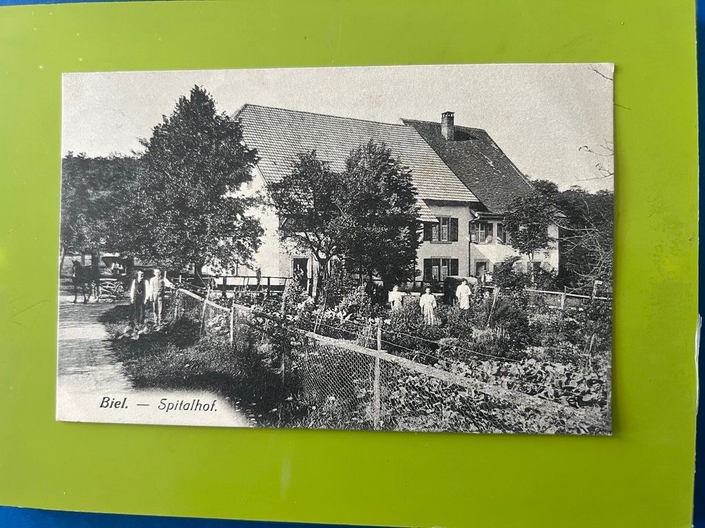 Cartoline postali: SPITALHOF IN BIEL 1910 – Usato da Steinach venduto da Momoco