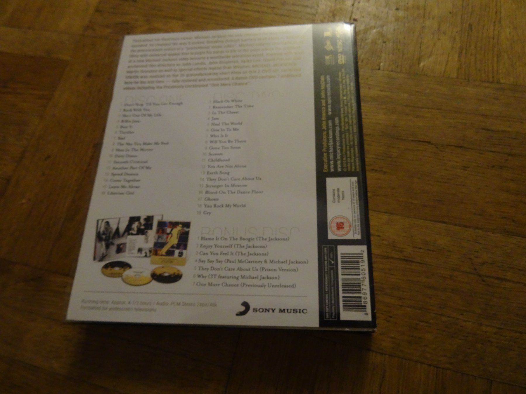 Tous les DVDs: Michael Jackson Vision DVD Box Set – D'occasion à Olten par Disc-Verkauf 1