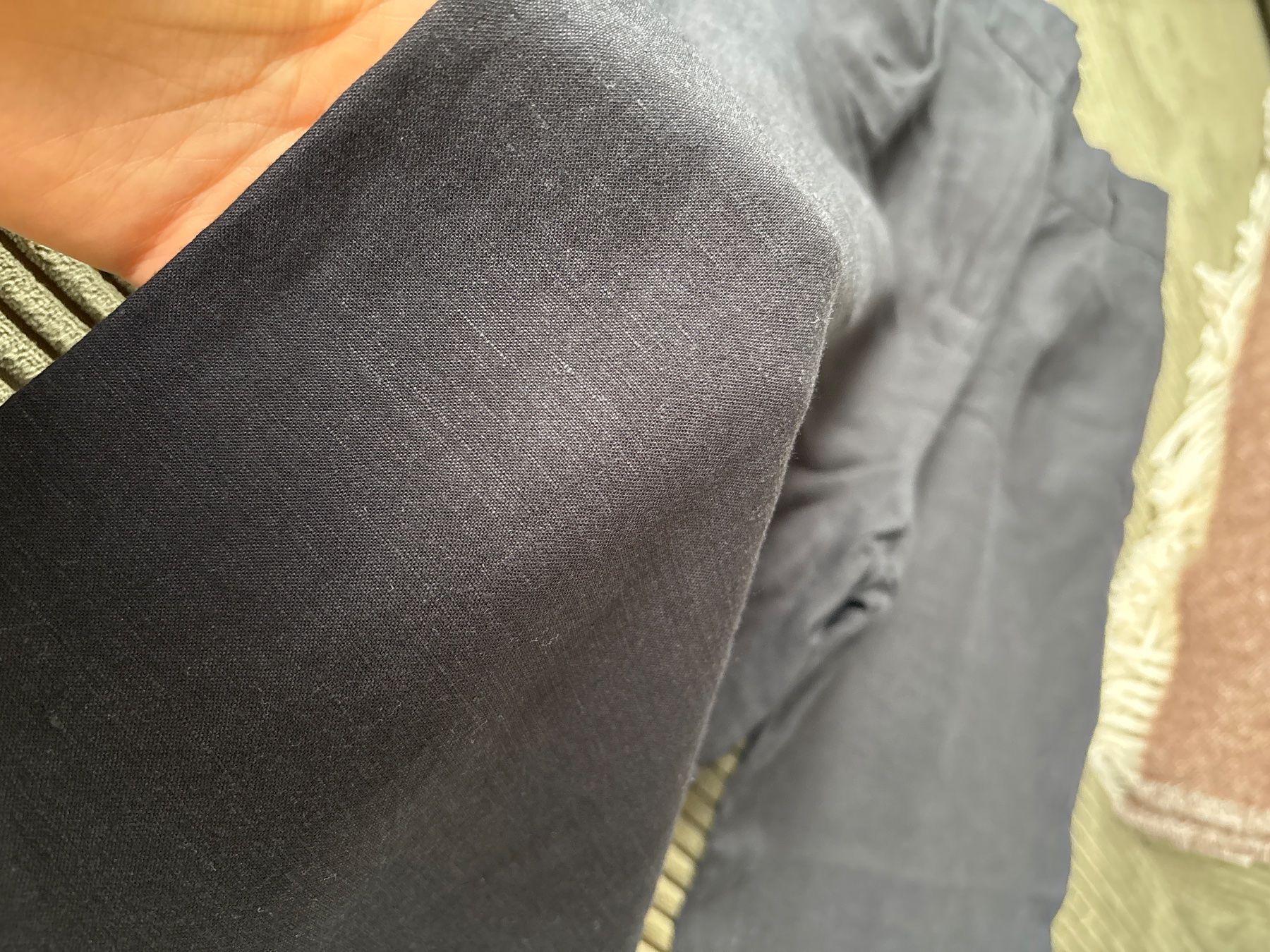 H&M Hosen: H&M-Sommerhose, Größe 38, schwarzes Leinen – Gebraucht aus Zürich von mar_hc85 2
