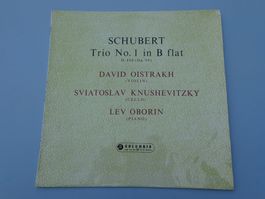 OISTRAKH - Knushevitzky - OBORIN - Schubert Trio - Columbia