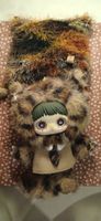 authentique maymei Kitten brun leopard kitten avec bonnet