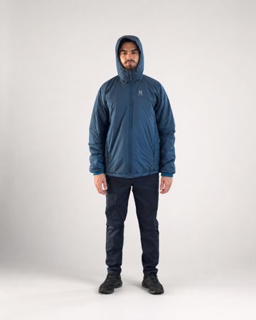 Haglöfs Barrier II Homme T. M – Veste isolante à capuche – B