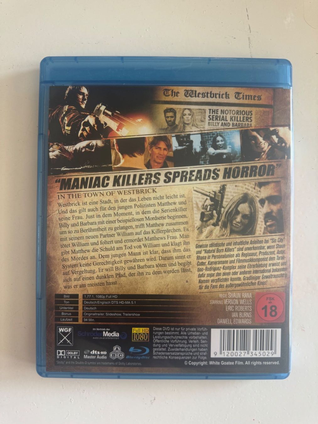 Tous les DVDs: WESTBRICK MURDERS. (BLU-RAY) – D'occasion à Basel par san_2qlq 1